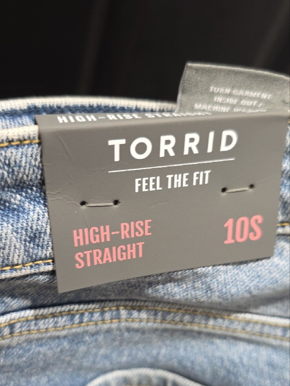 torrid Light Blue Ripped Jeans - Picture 3 of 4